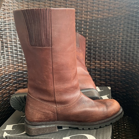 Timberland Women's Tall Brown Boots - Picture 8 of 16